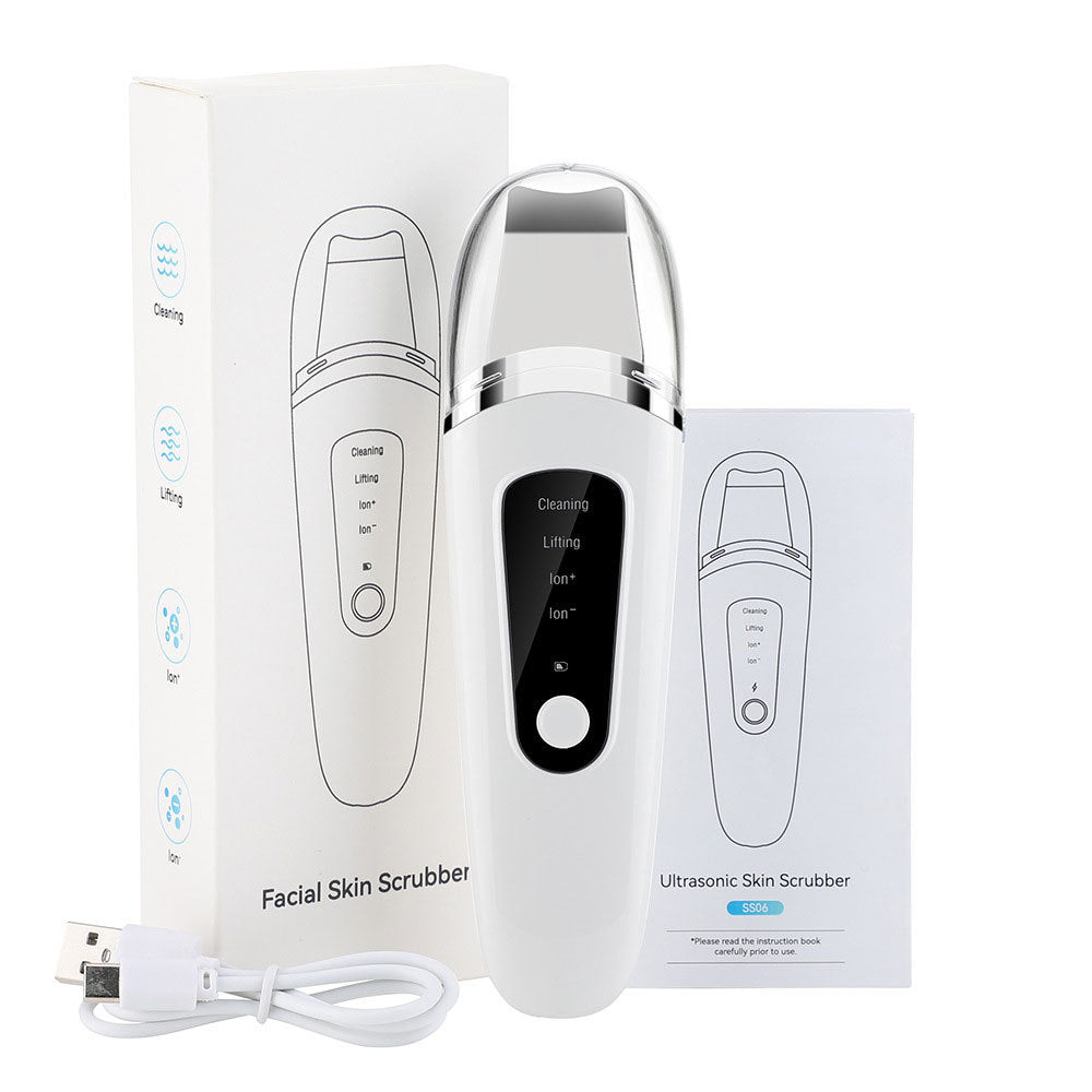 Skin Scrubber Face Spatula Facial Skin Exfoliator Scraper And Blackhead Remover Pore Cleaner With Face Lifting Deep Cleansing Face Lifting Machine For Blackhead Extractor