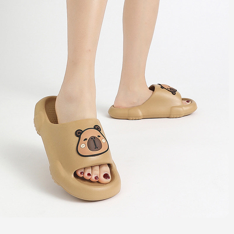 Women's Cartoon Slippers Indoor Non-slip Bathroom Slipper Fashion House Shoes