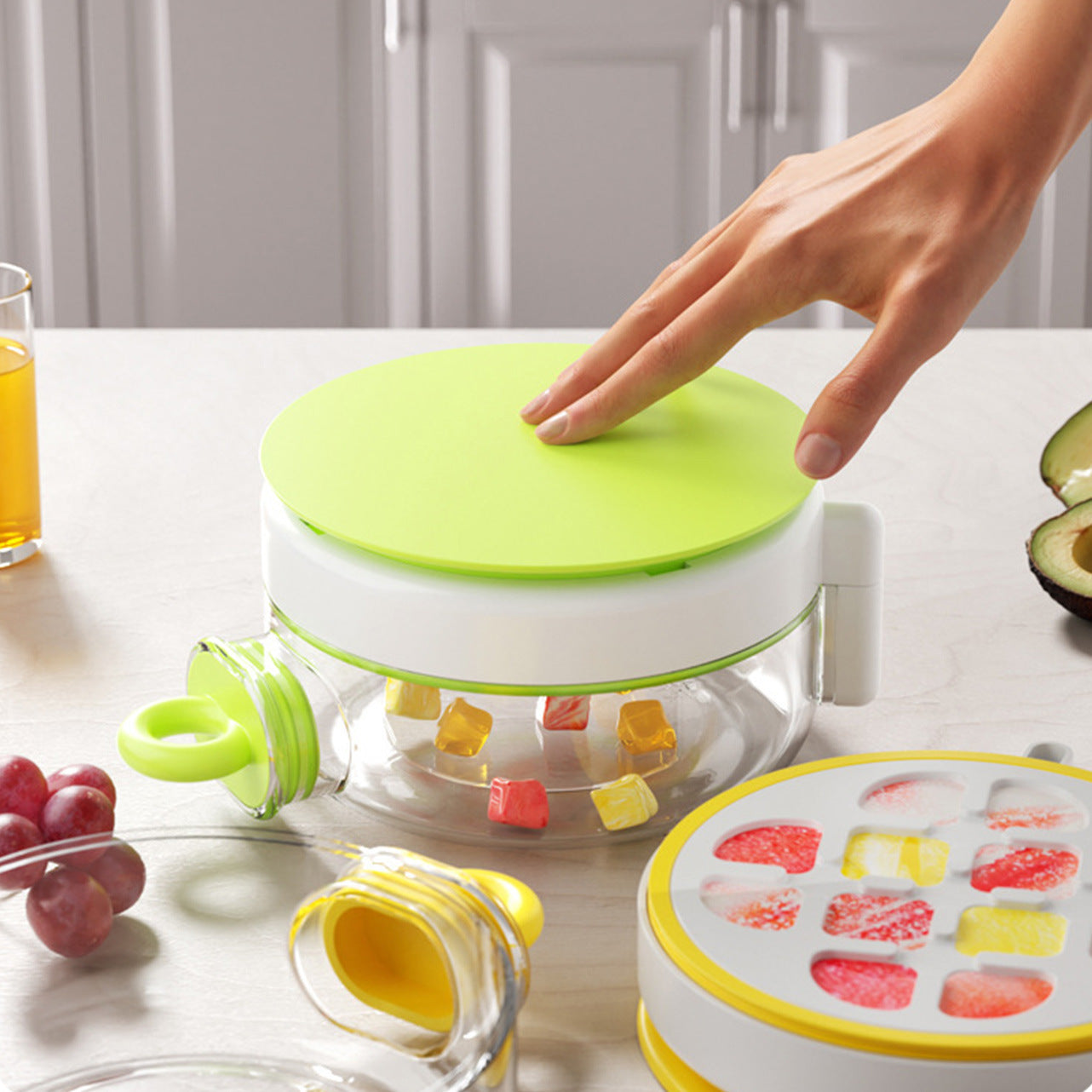 Ice Cube Mold Household Food Grade Ice Machine Kettle Silicone Mold