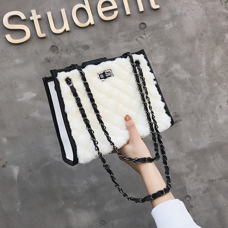 Autumn and winter wool bag