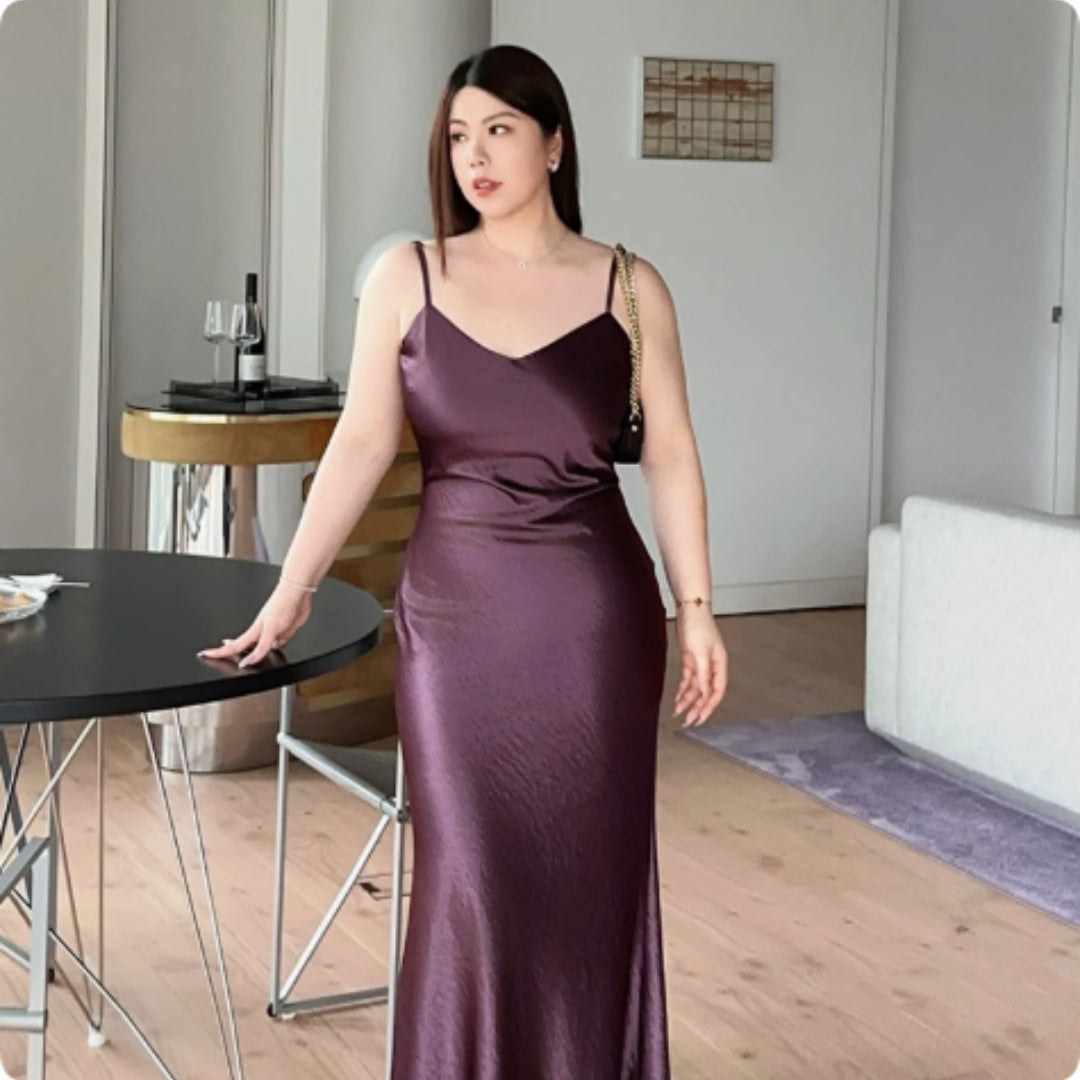 Waist Up Camisole Dress Plus Size Dress