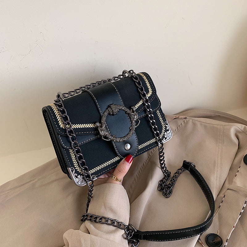 Popular autumn frosted chain bag