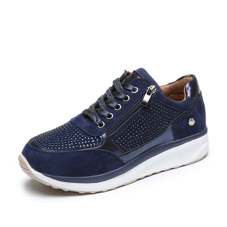 Thick-soled Daddy Shoes Women's Solid Color Casual Shoes Women's Shoes