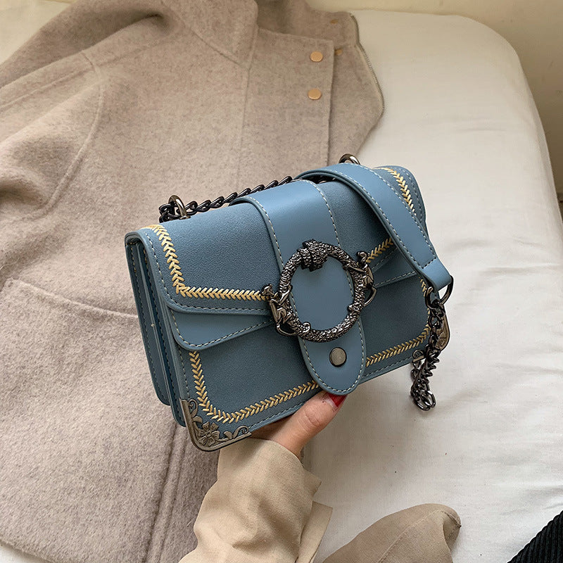 Popular autumn frosted chain bag