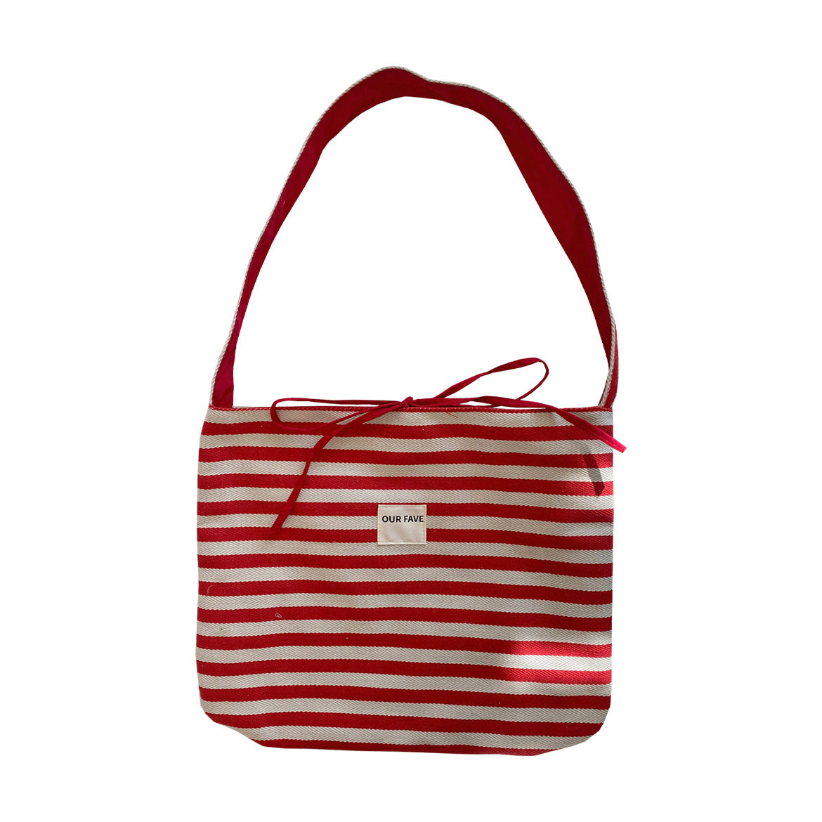 Single Shoulder Messenger Striped Dual-use Large Capacity Canvas Bag
