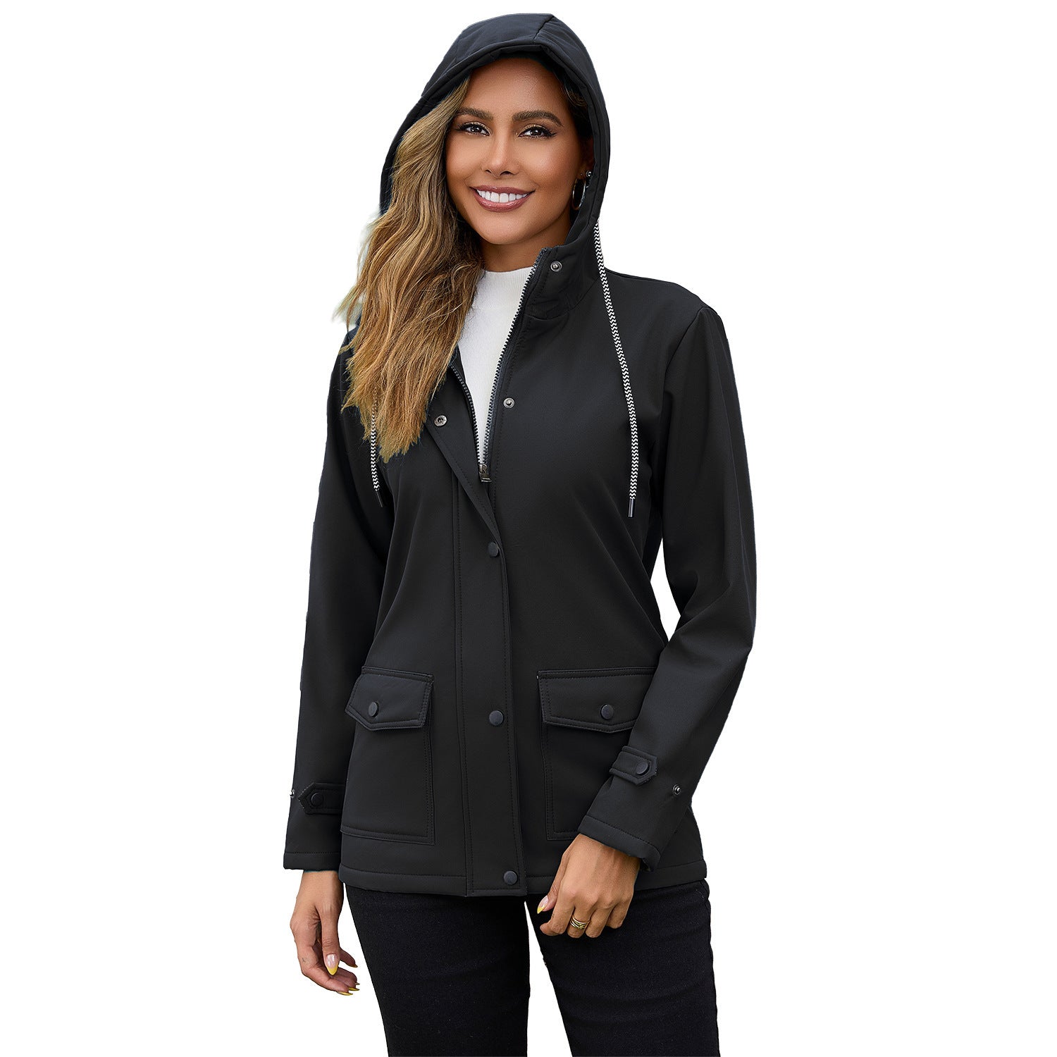 Women's Anorak Composite Fleece-lined Waterproof Jacket