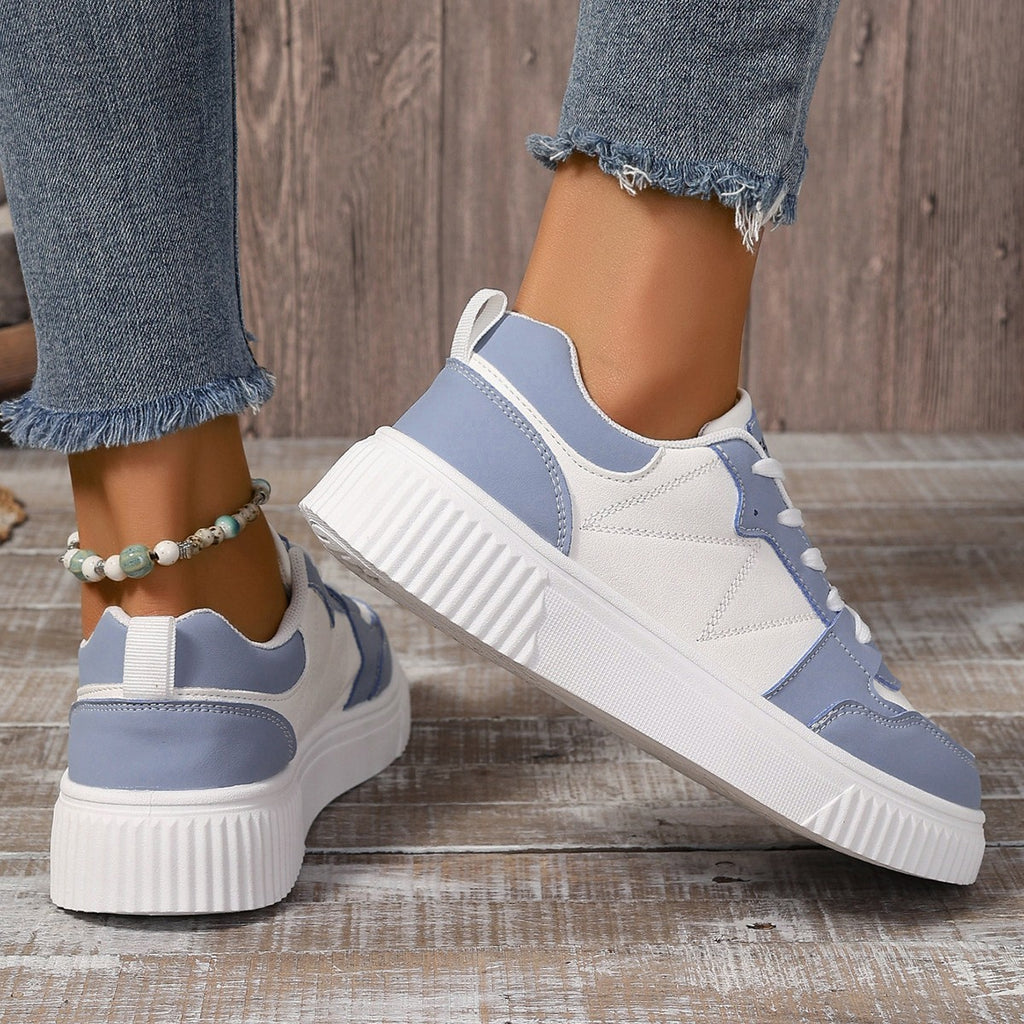 Thick Bottom Lightweight Student Casual Sports Skate Shoes