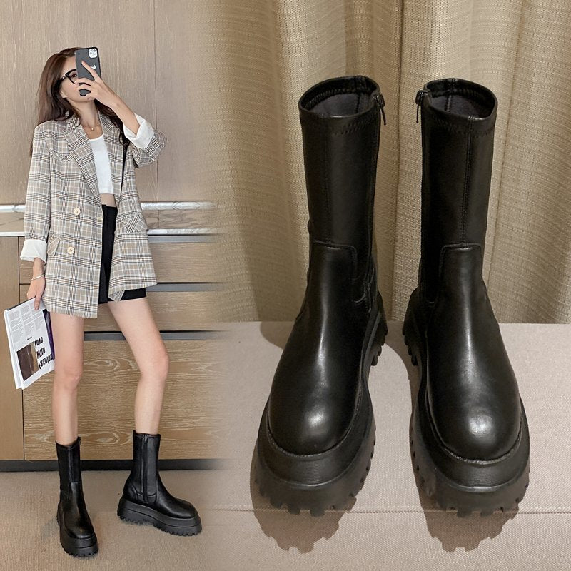 Autumn Chimney Martin Platform Boots