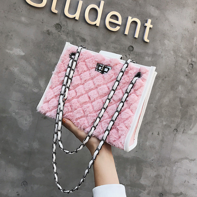 Autumn and winter wool bag