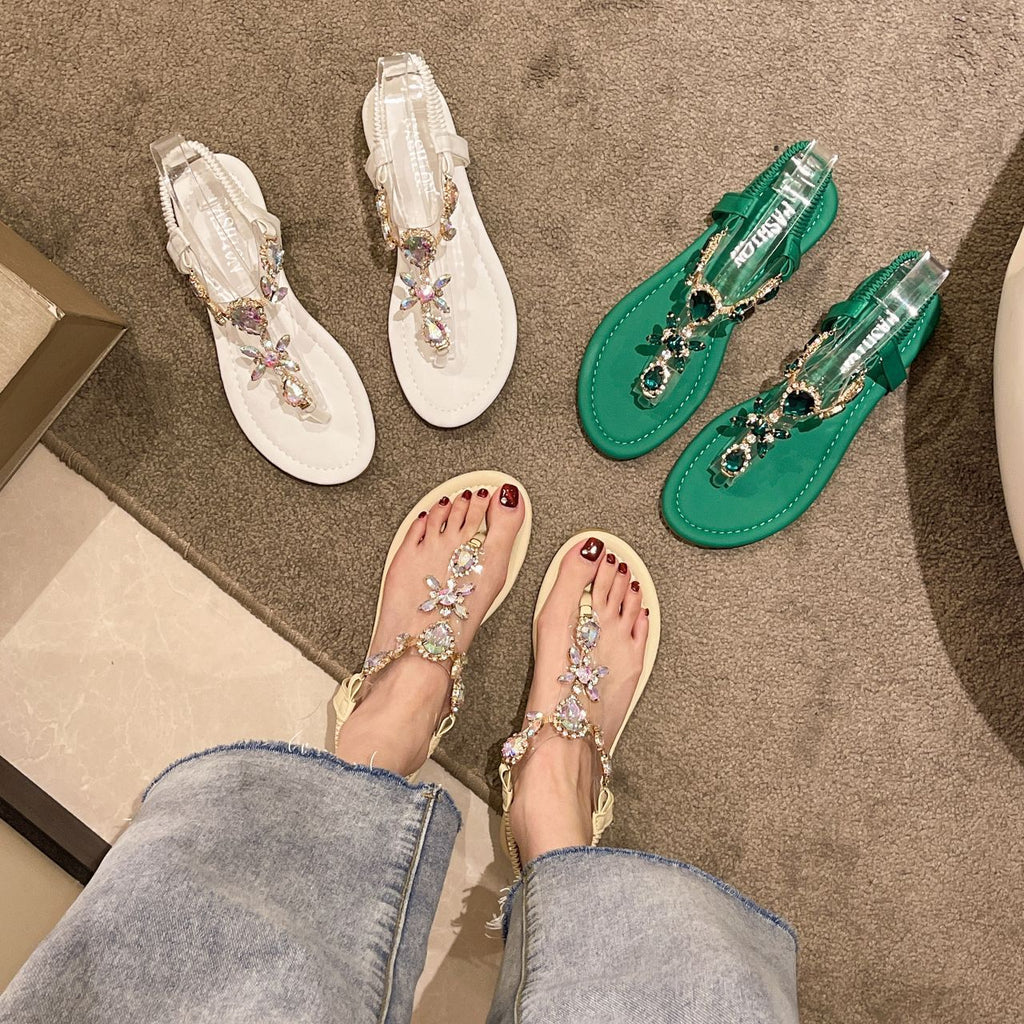 Women's Simple Solid Color Fashion Statement Sandals