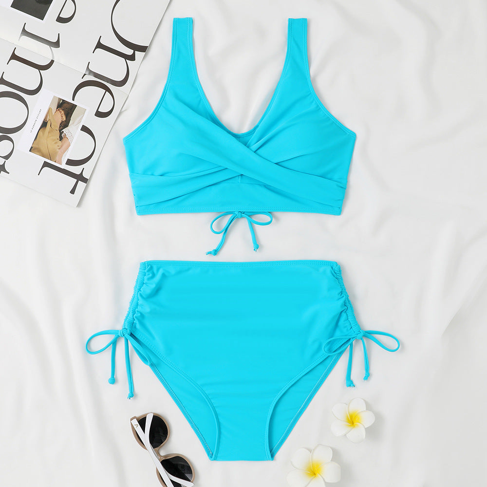 Split Swimsuit Bikini High Waist Bikini