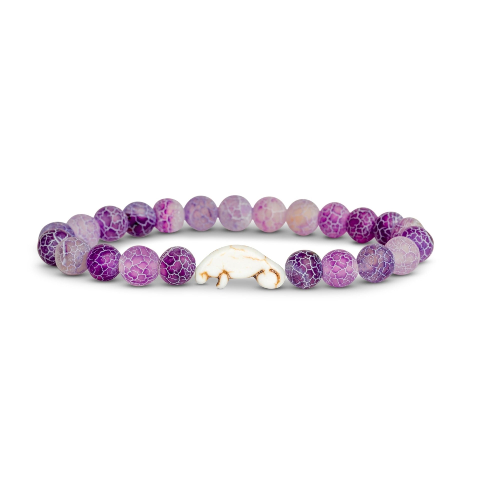 8mm Natural Stone Manatee Amazonite Bracelet