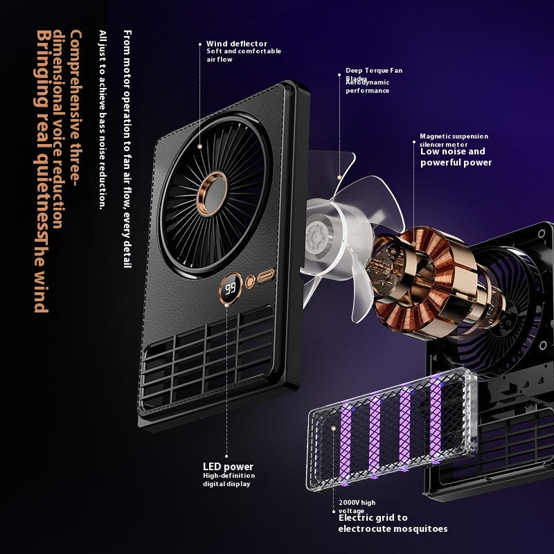 Fan Mosquito Killing Lamp Outdoor Camping Household Mosquito Lamp