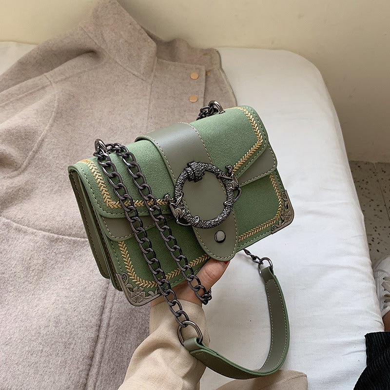 Popular autumn frosted chain bag