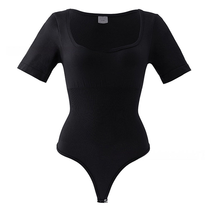 Square Collar One-piece Corset Belly Contracting Hip Raise Skinny