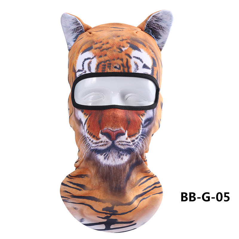 3d Printing Animal Head Cover Outdoor Sun Protection