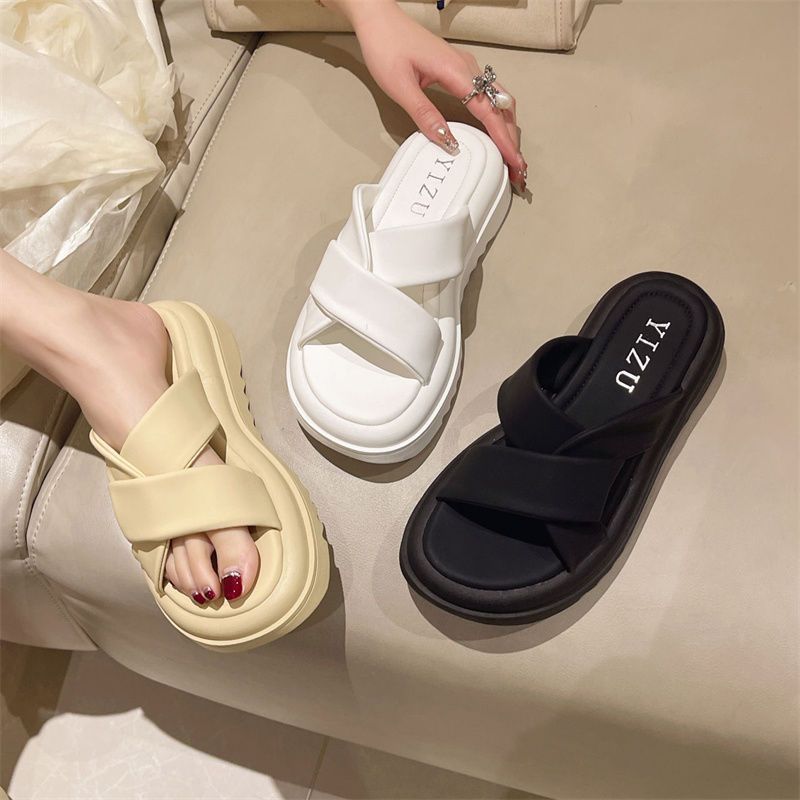 Platform Platform Shoes Non-slip Outdoor Slippers