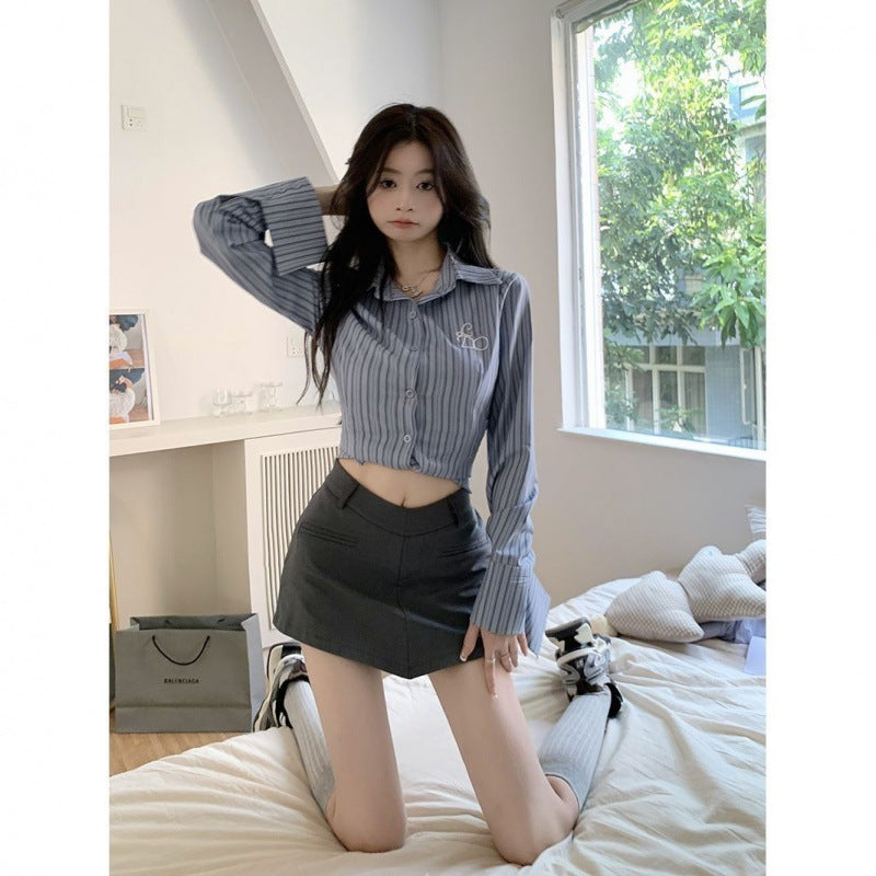 Hot Girl Shirt Women's Autumn