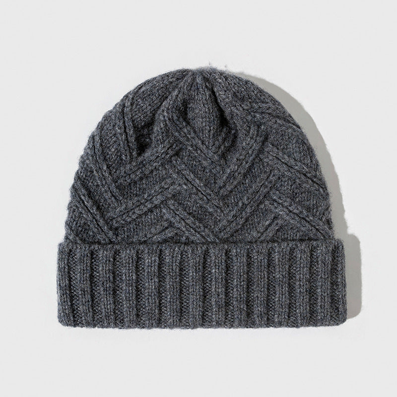 Wool Knitted Thickened Autumn And Winter Warm Wool Hat
