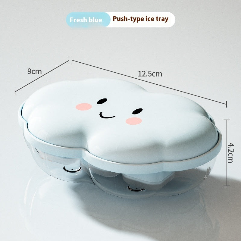 Cloud Press Ice Tray Mini 6-grid Ice Cube Mold