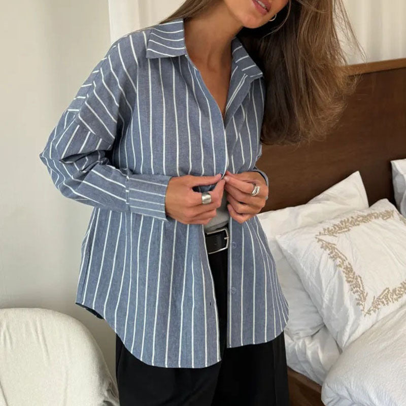 Women's Outerwear Design Sense Laid-back Long Sleeve Cardigan