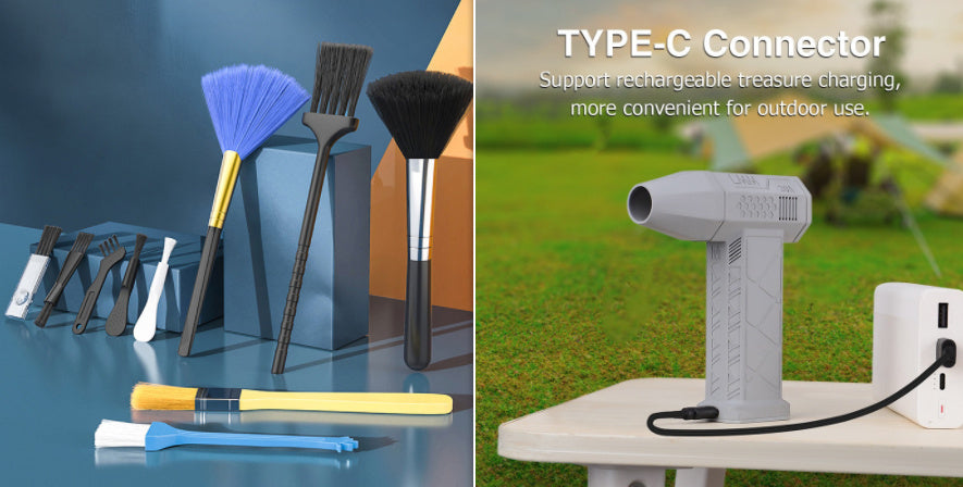 Mini Turbo Violent Fan Dust Blowing Gun