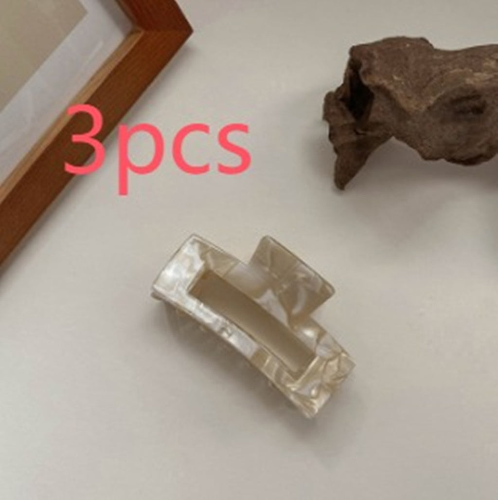 Korea elegant temperament exquisite acetic acid hair catch large medium back head hair clip headdress clip hair clip female