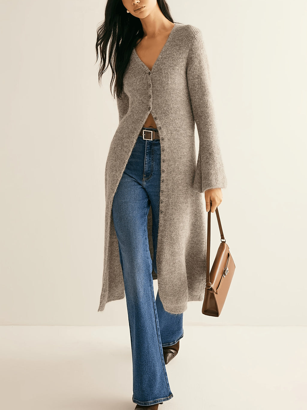 French Style Elegant Retro Long Sleeve Coat Cardigan