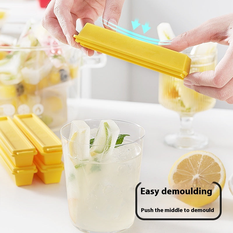 Long Ice Cube Mold French Fries Press Ice Tray Magnetic Suction Refridgerator Magnets