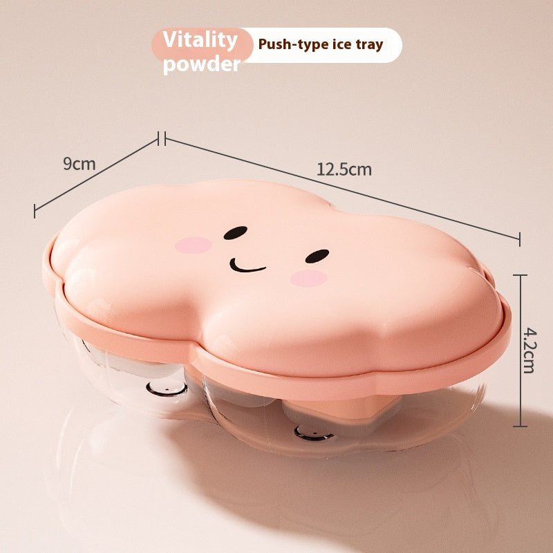 Cloud Press Ice Tray Mini 6-grid Ice Cube Mold