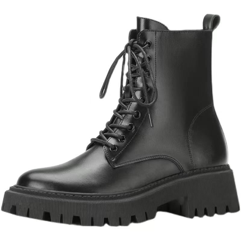 Women's Fleece-lined Spring And Autumn Boots