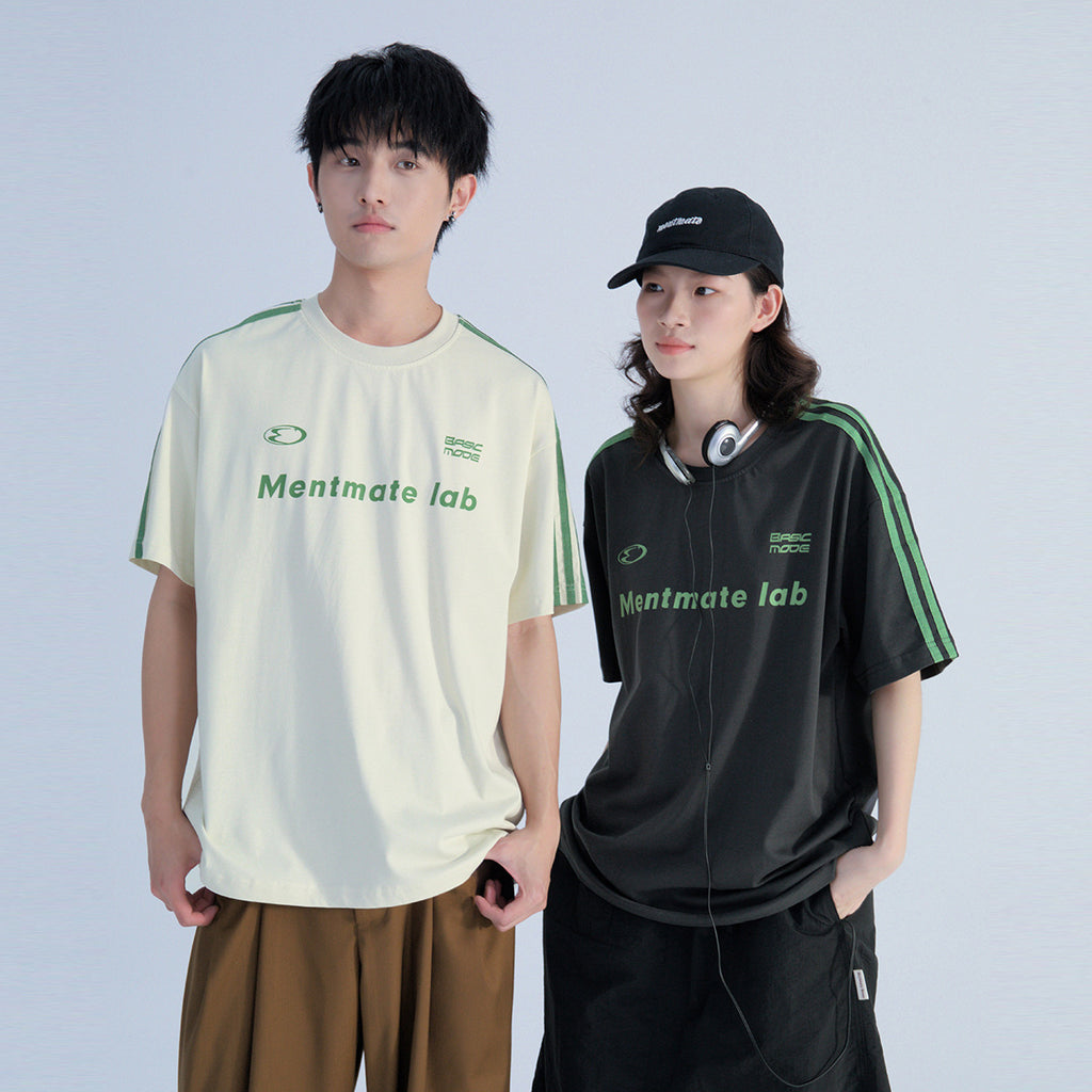 Summer Sports Style T-shirt Men And Women Unisex All-match Leisure