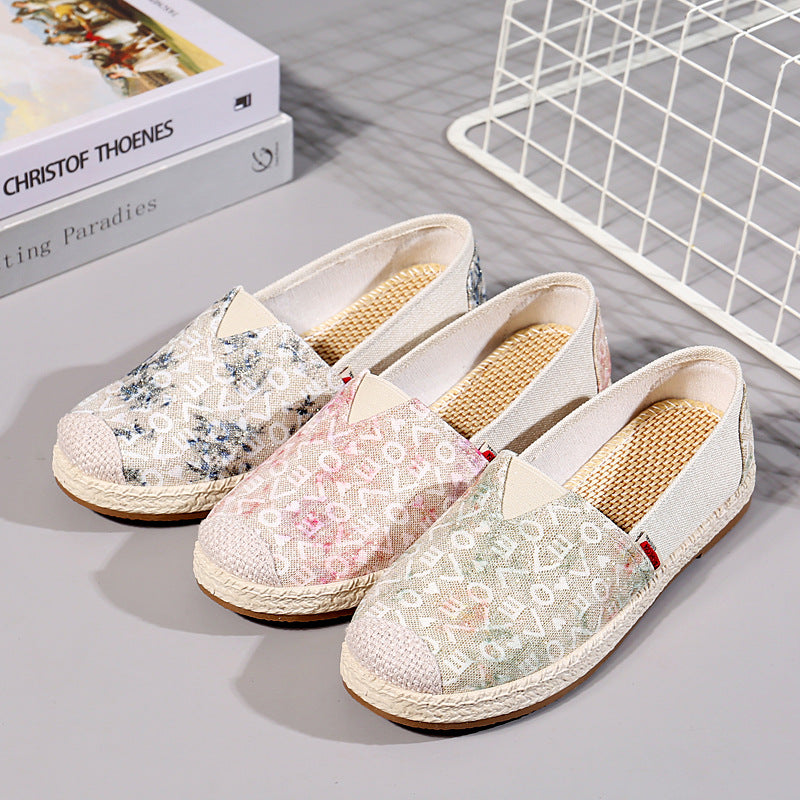 Slip-on Oversized Women's Casual Canvas Shoes