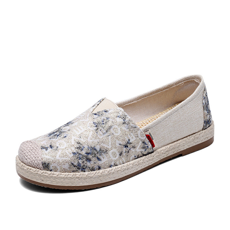 Slip-on Oversized Women's Casual Canvas Shoes