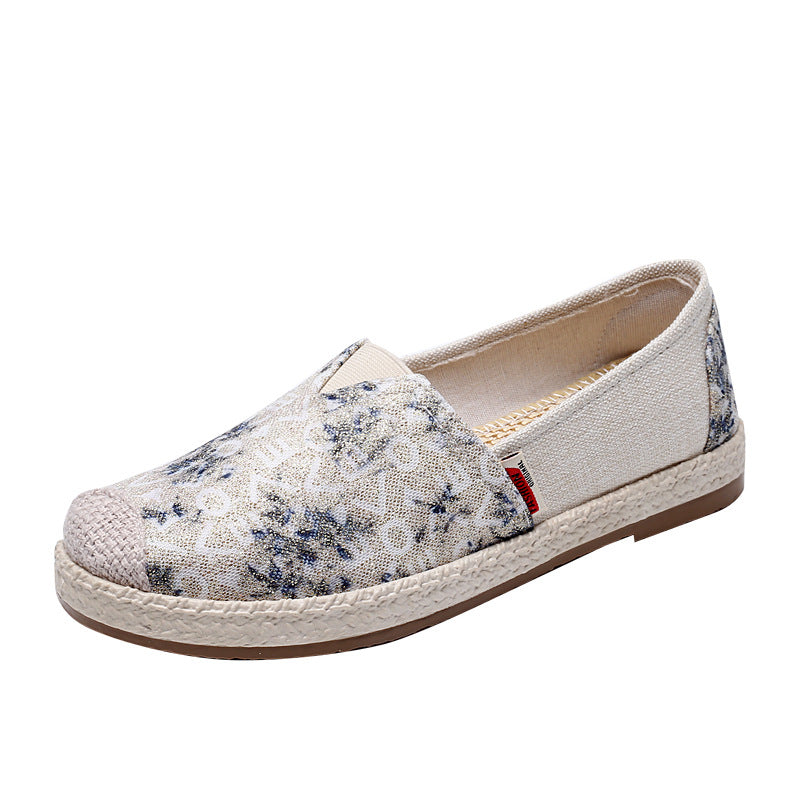 Slip-on Oversized Women's Casual Canvas Shoes