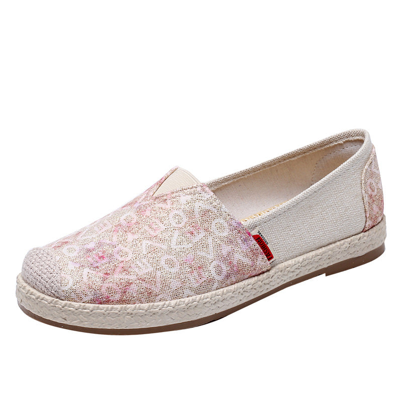 Slip-on Oversized Women's Casual Canvas Shoes