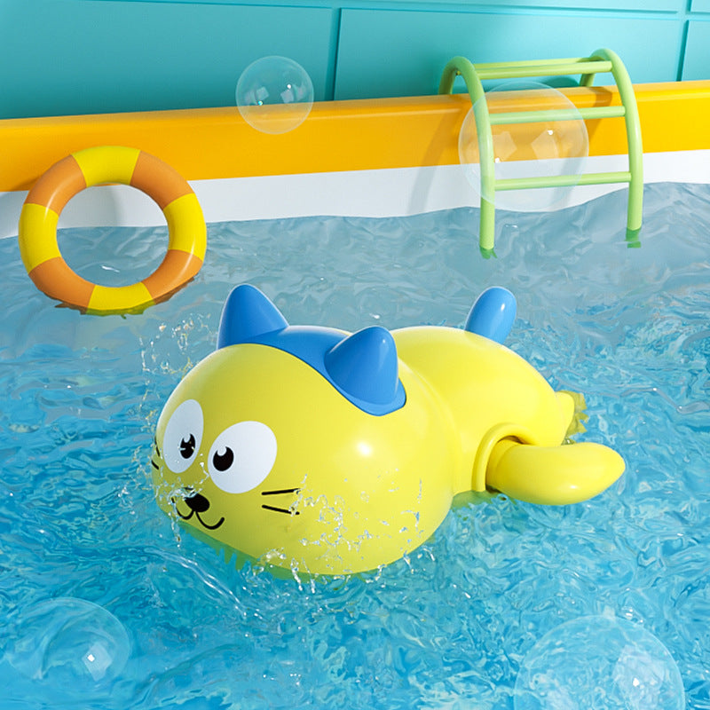 Baby Bath Clockwork Little Duck Floating Water Toys