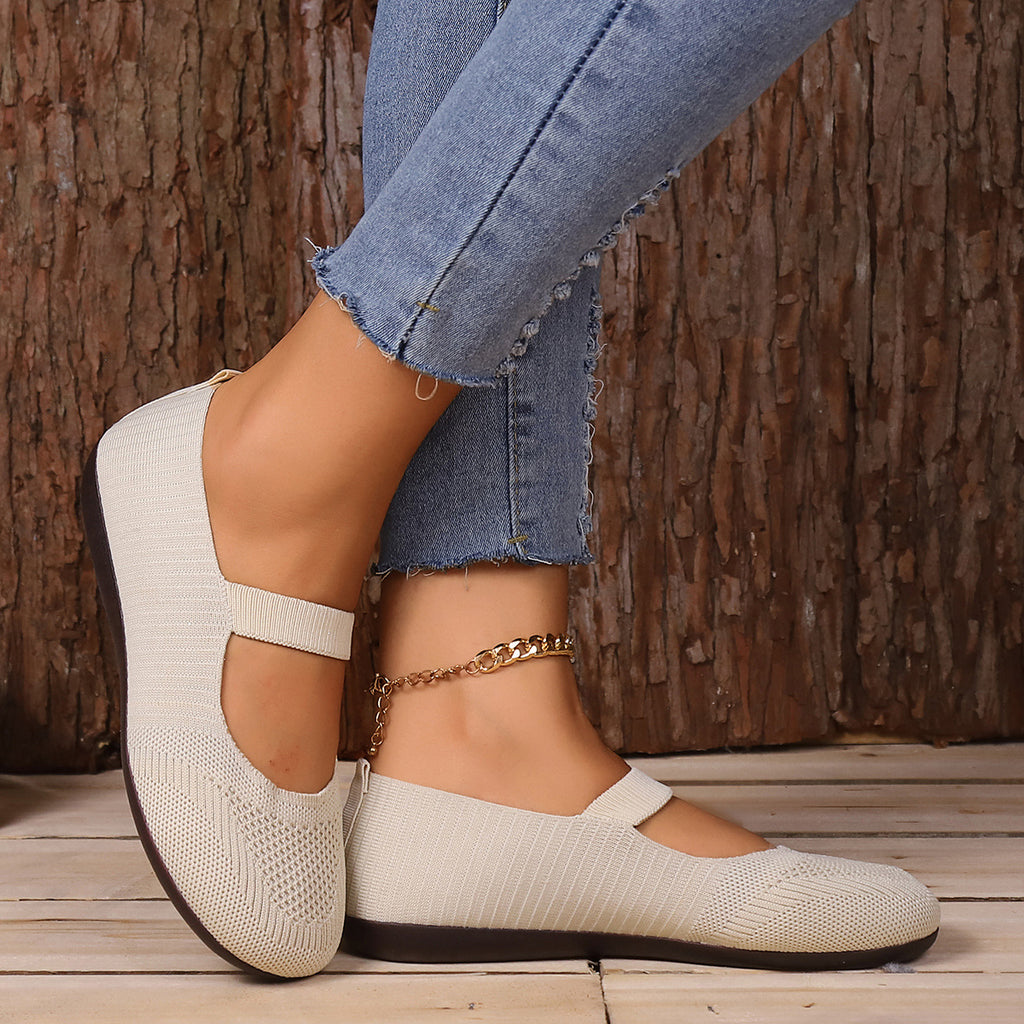 Women's Breathable Plus Size Soft Bottom Mom Shoes