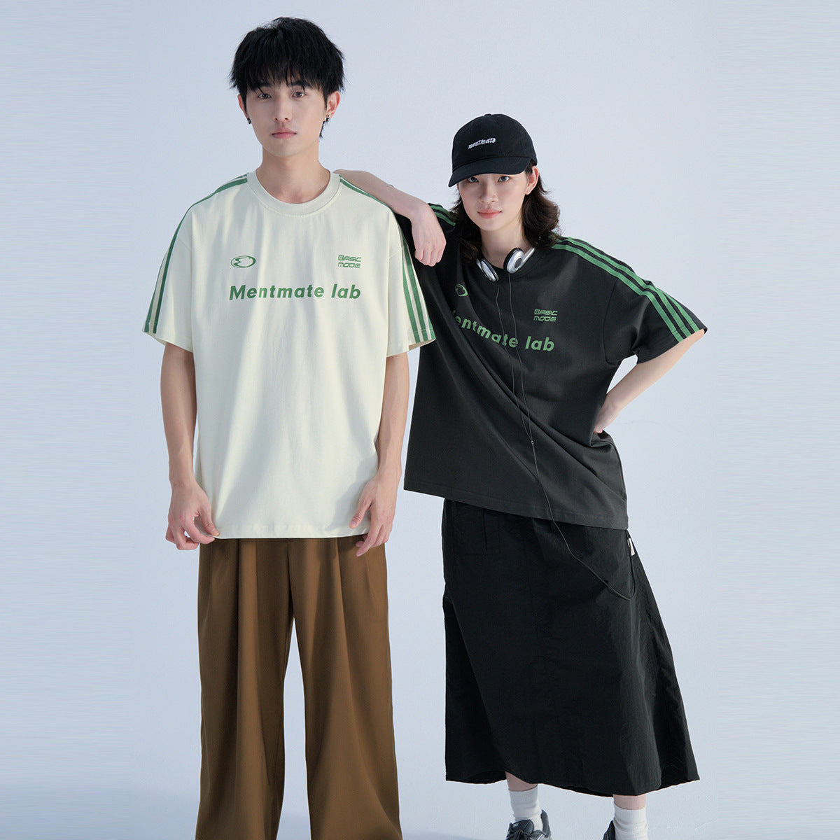 Summer Sports Style T-shirt Men And Women Unisex All-match Leisure