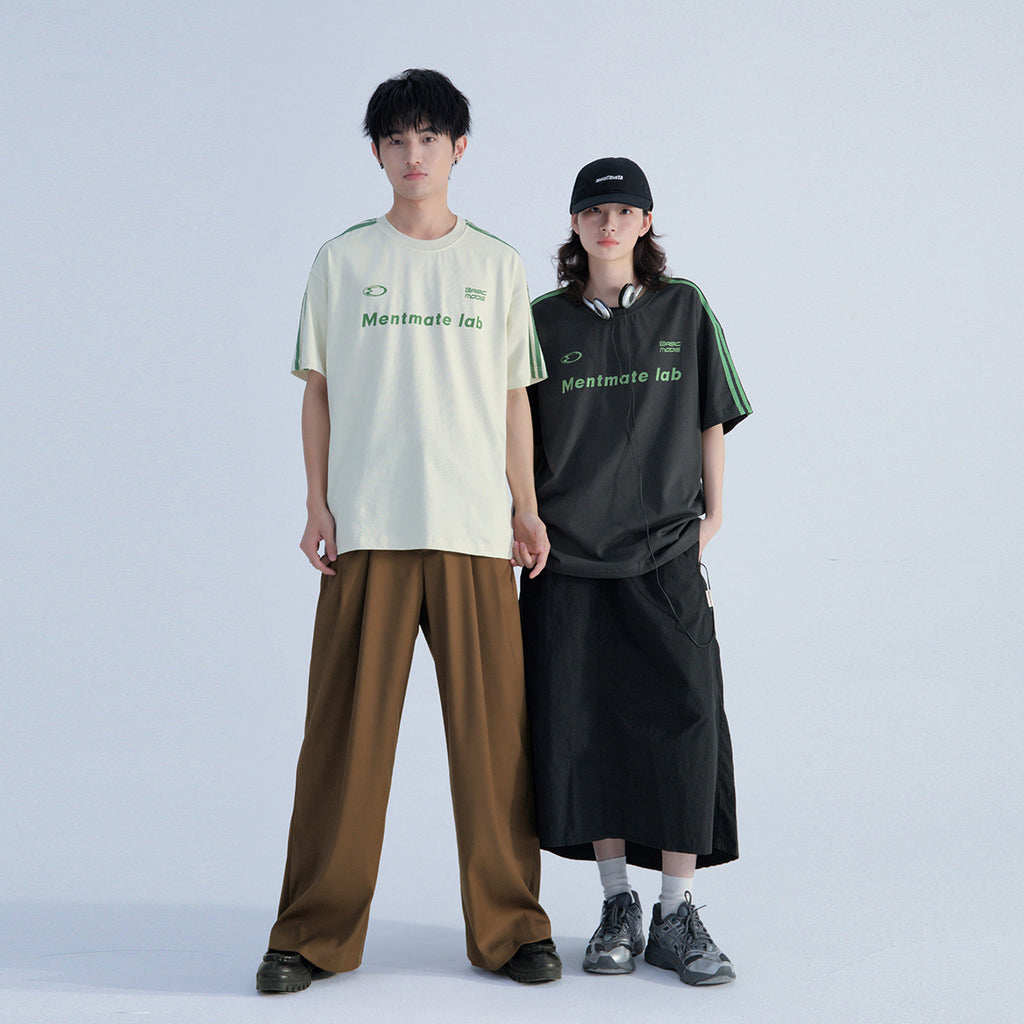 Summer Sports Style T-shirt Men And Women Unisex All-match Leisure