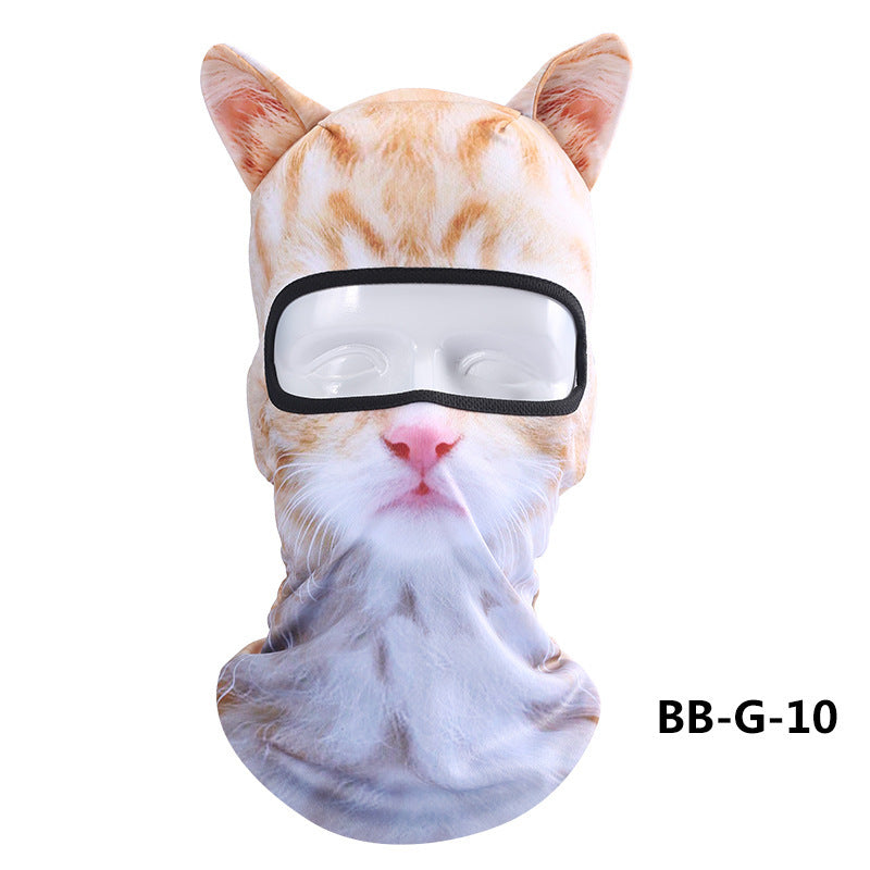 3d Printing Animal Head Cover Outdoor Sun Protection