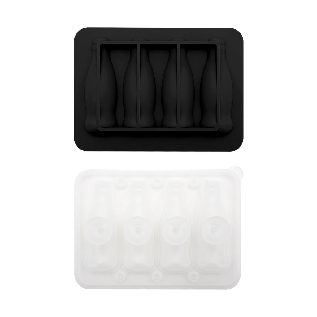 Coke Bottle Ice Tray Silicone With Cover Ice Mold