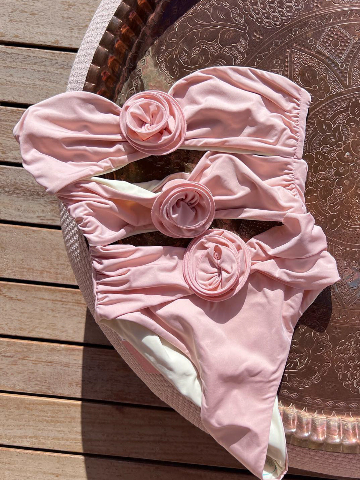 New Three-dimensional Flower Women's Swimsuit