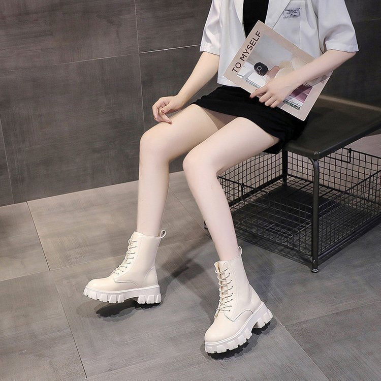 Autumn Winter New British Style Ankle Boots