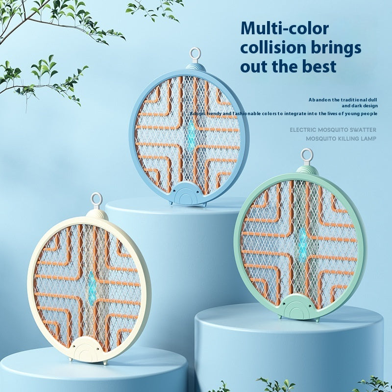 Folding Fly Electric Mosquito Swatter Automatic Mosquito Trap And Repellent