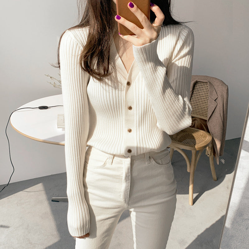 Early Autumn Outer Wear Early Autumn Thin Sweater Coat