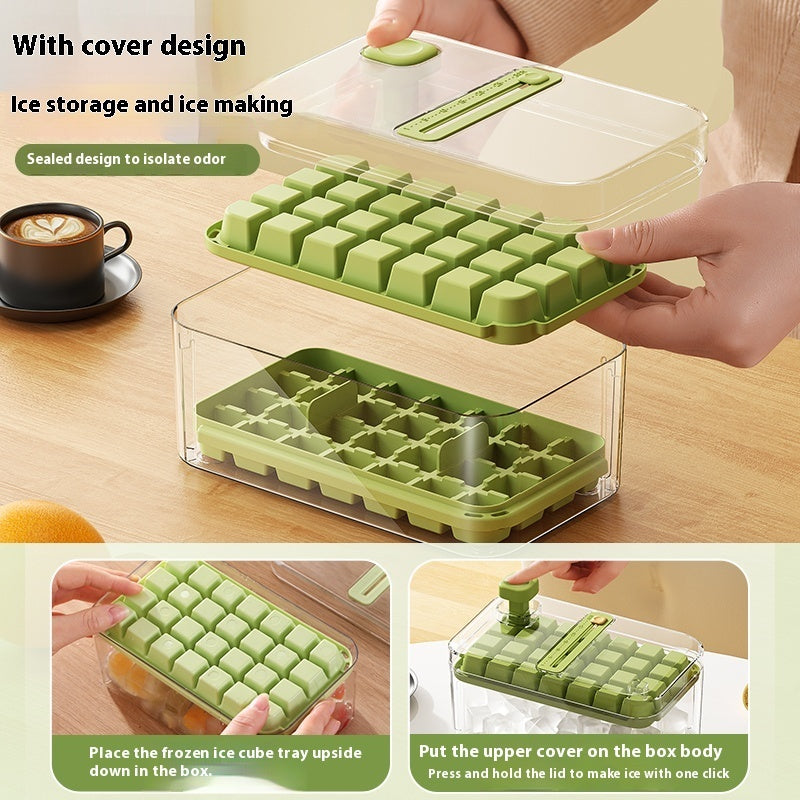 28 56 Grids Reusable Ice Mold Ice Cubes Tray DIY Moulds Ice Cubes Maker Release Homemade Ice Cubes Tray Mold Home Ice Making Tool