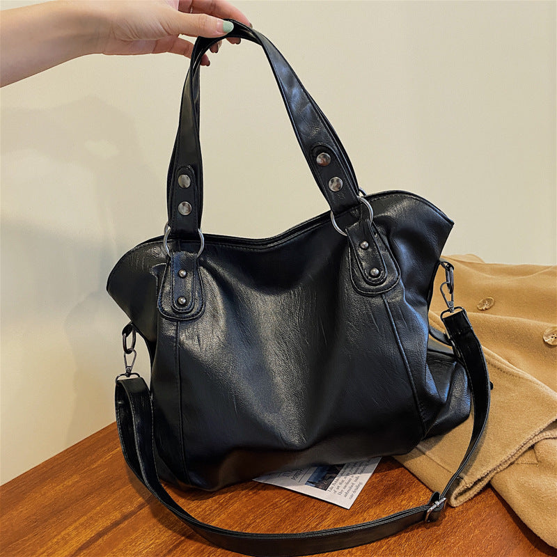 Crossbody Casual One Shoulder Tote Bucket Bag