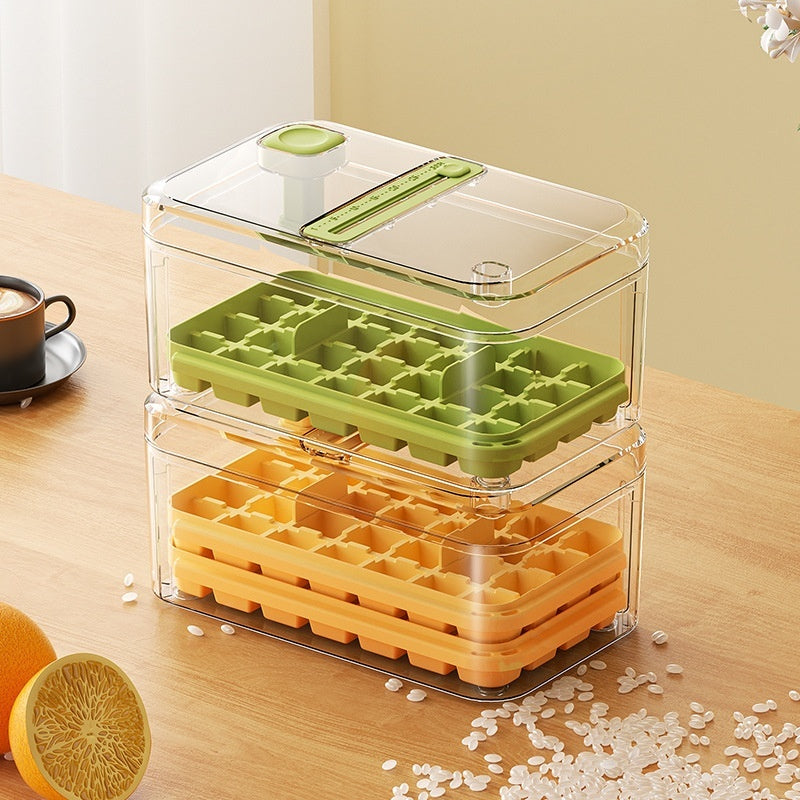 28 56 Grids Reusable Ice Mold Ice Cubes Tray DIY Moulds Ice Cubes Maker Release Homemade Ice Cubes Tray Mold Home Ice Making Tool