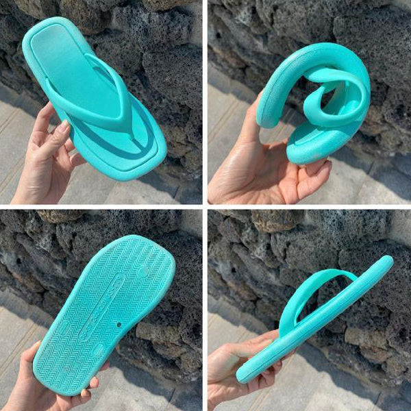Fashion Solid Color Flip-flops Women's Soft Bottom Flip-flops